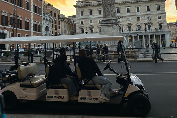 Golf Cart Tour of Rome: 3h with local guide and gelato