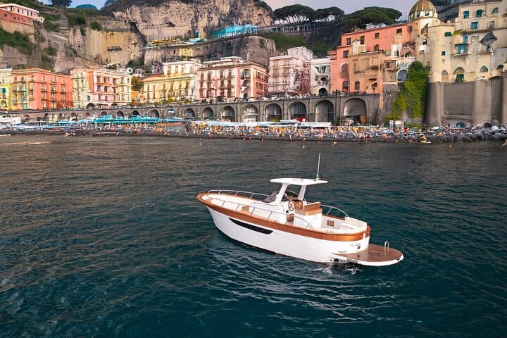 Capri Semi-Private Boat Tour and City Visit from Sorrento