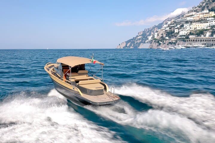Capri Semi-Private Boat Tour and City Visit from Sorrento