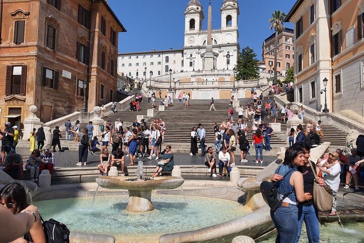 Tour of Rome:Trevi Fountain, Spanish Steps,Pantheon with Italian Ice Cream