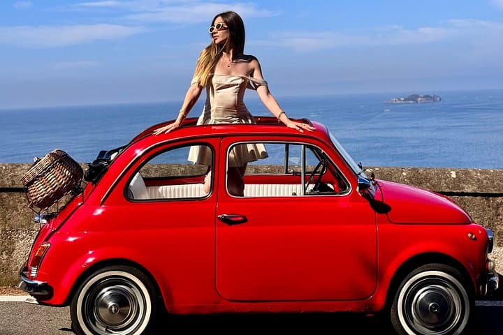 Private Photo Tour of Sorrento Coast with Fiat 500