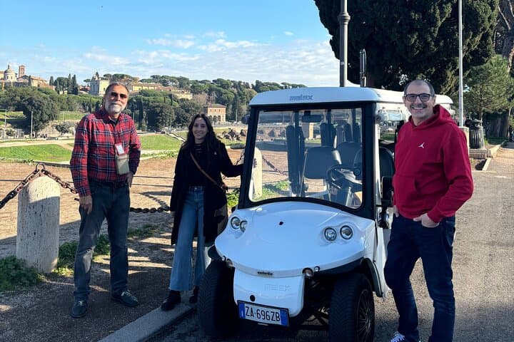 Appian Way and Catacombs Private Golf Cart Tour in Rome