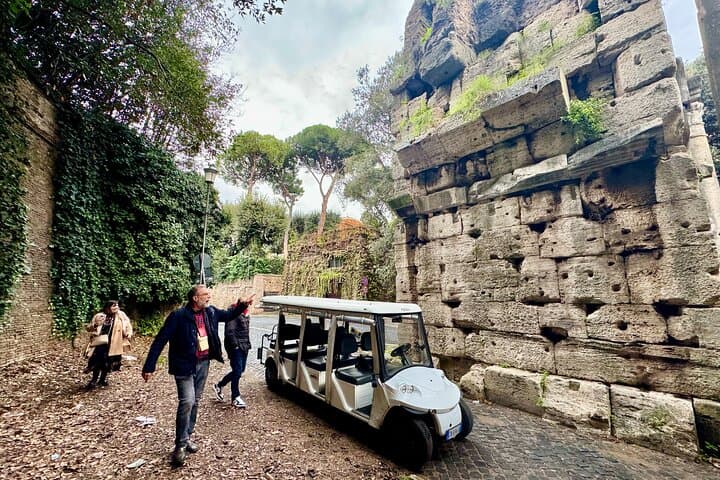 Appian Way and Catacombs Private Golf Cart Tour in Rome