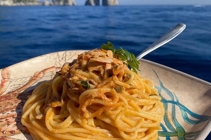 Shared trip with fishing and visit the beauty of Capri island