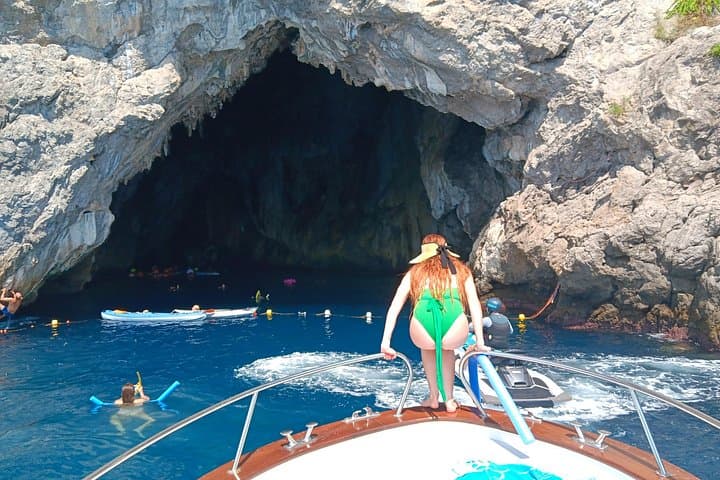 From Praiano: Private Amalfi Coast Boat Tour - Full Day