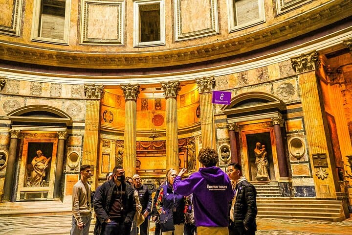 Pantheon Guided Tour with Reserved Entry Tickets