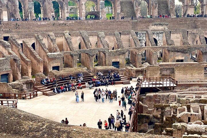 Rome Exclusive Colosseum Guided Tour with Food & Wine Tasting