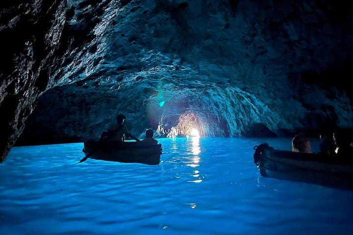Capri First to Blue Grotto Full Day Small Group from Sorrento