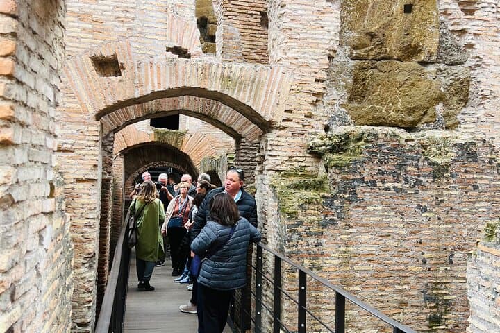 Colosseum Underground Arena & Ancient Rome Tour Max 6 People