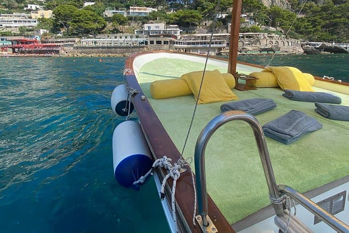 A fully equipped boat will be at your complete disposal.