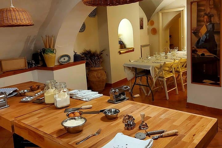 Small-Group Pasta Making steps from the Vatican Museums