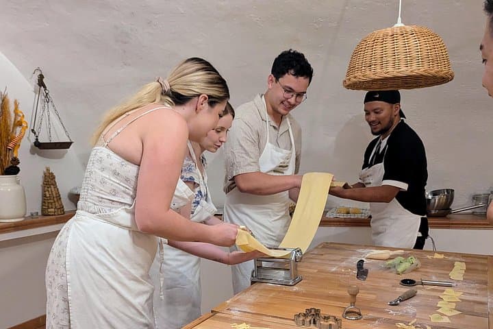 Small-Group Pasta Making steps from the Vatican Museums