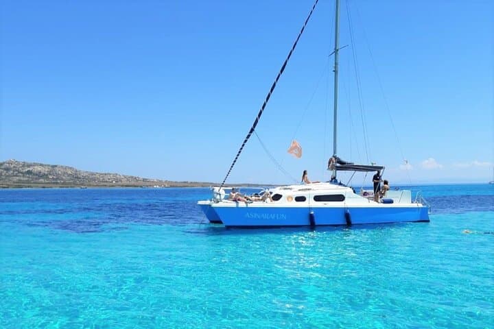 Catamaran Trip in the Gulf of Asinara from Stintino