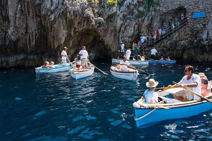 Blue Grotto and Capri All Inclusive Private Boat Tour