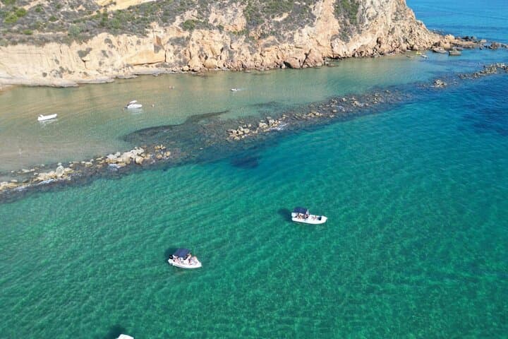 Scala dei Turchi in 3.5 hours, boat tour with stops for swimming