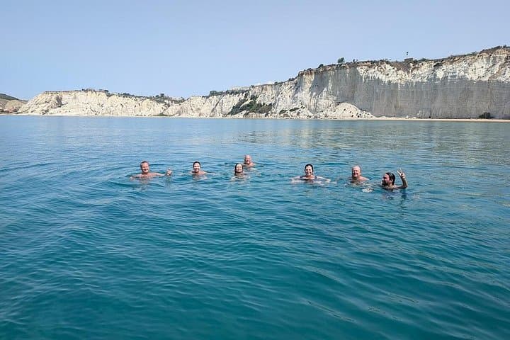 Private boat tour with aperitif at Scala Dei Turchi