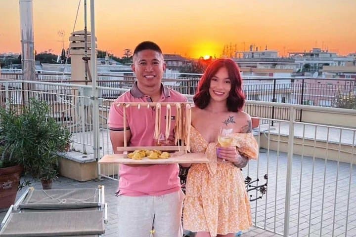 Inspirational Cooking on the Roman Chef's Panoramic Terrace