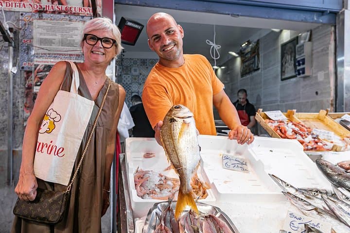 Catania Walking Tour & Traditional Cooking Class with Wine