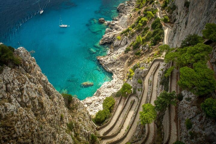Capri Small Group Tour with Blue Grotto from Naples or Sorrento