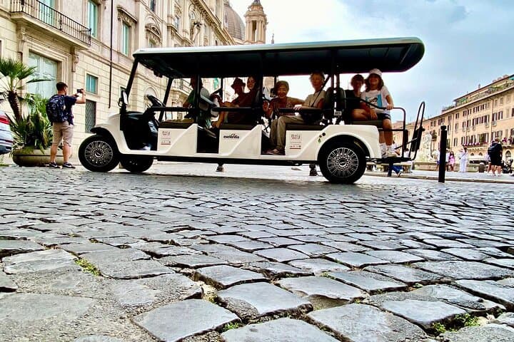 Golf Cart Tour In Rome With Artisanal Gelato Tasting