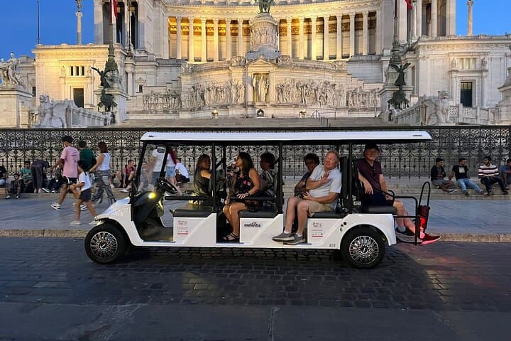 Golf Cart Tour In Rome With Artisanal Gelato Tasting