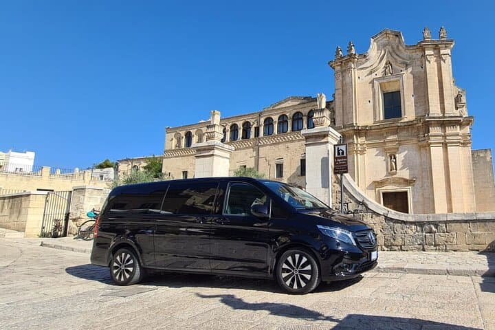 Private transfer to and from Matera to Bari