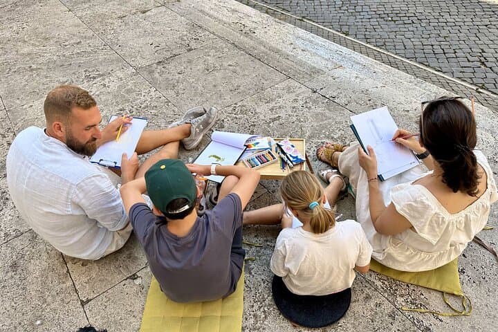 Private Family Scavenger Hunt & Art Lab Tour – Rome Landmarks