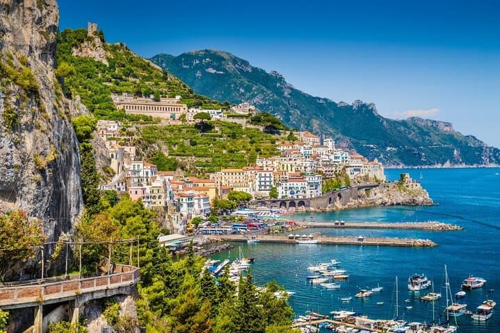 Amalfi Coast Private Tour from Sorrento: Exclusive Mercedes Van