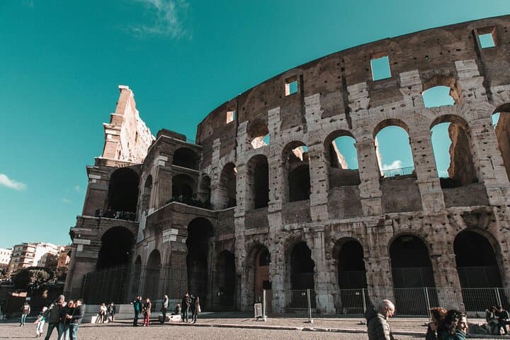The beautiful side of the Colosseum