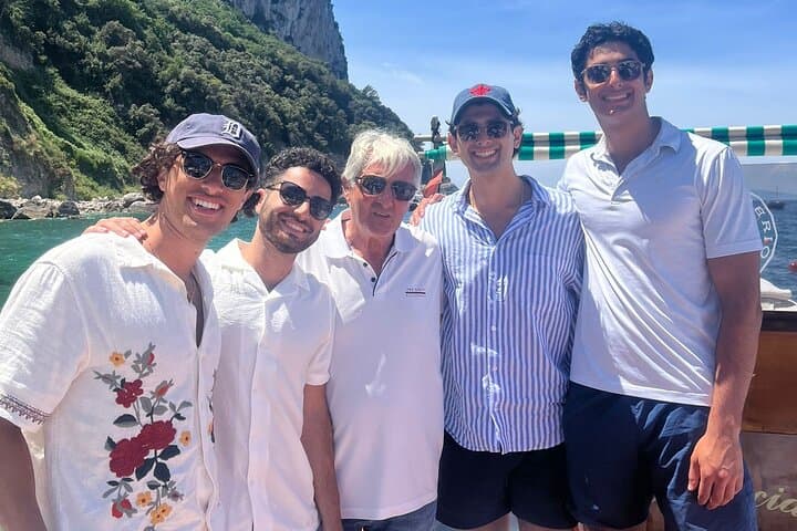 Sorrento or Positano: Capri & Blue Grotto Small-Group Boat Tour