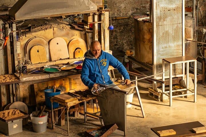 Watching a skilled artisan shape Murano glass by hand. A true Venetian craft.