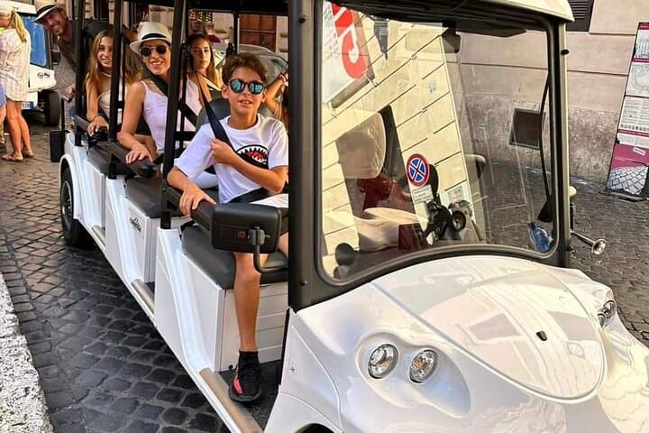 A Historic Golf Cart Experience in Rome