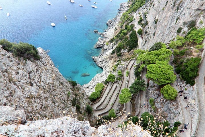 From Capri Guided Tour with Faraglioni and Blue Grottoes Visit