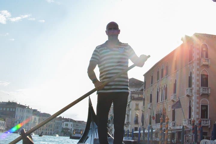 Romantic Evening Gondola Ride on the Grand Canal