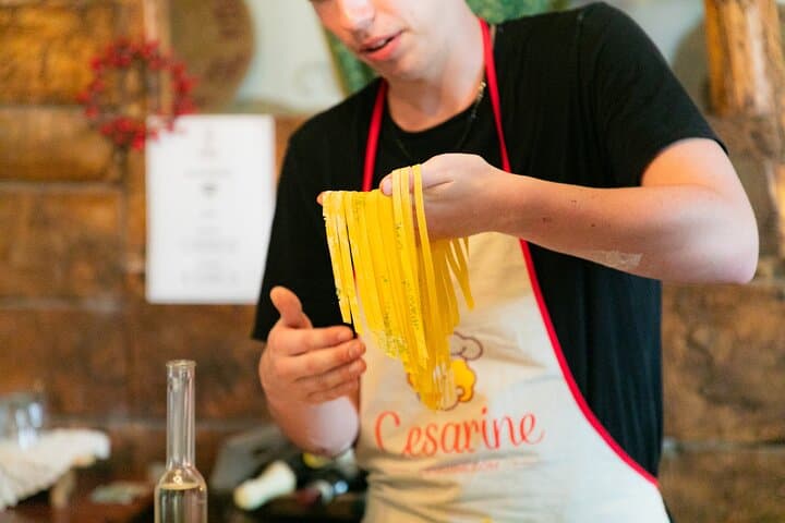 Small Group Pasta and Tiramisu Class in Taormina