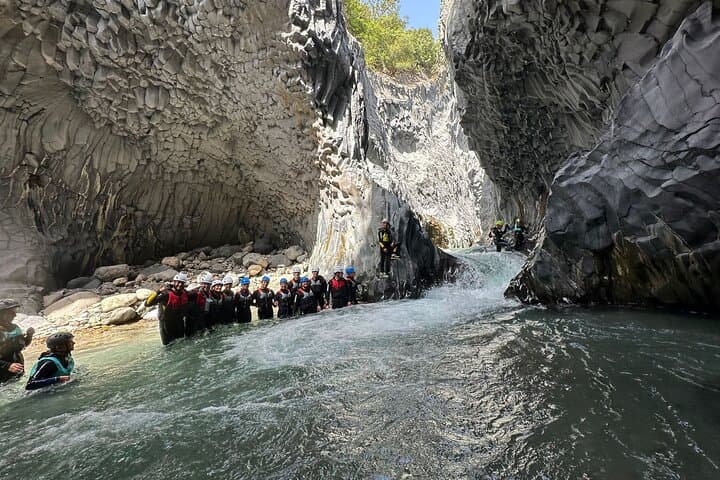 Taormina: Body rafting along the Alcantara River