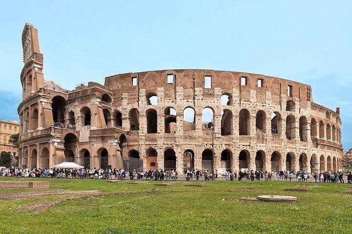 Stand in the shadow of the Colosseum – a timeless symbol of ancient Rome’s grandeur and power