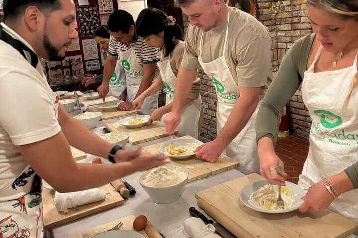 Lezione di cucina- piazza di spagna-pasta&tiramisu