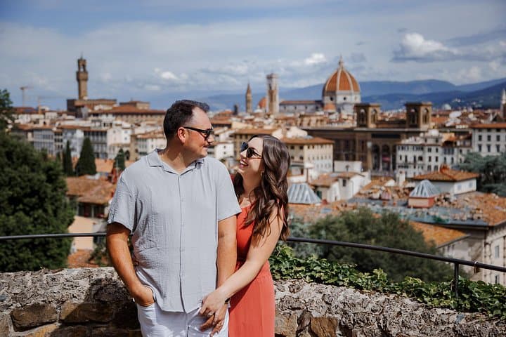 Florence : Private Photoshoot at Piazzale Michelangelo