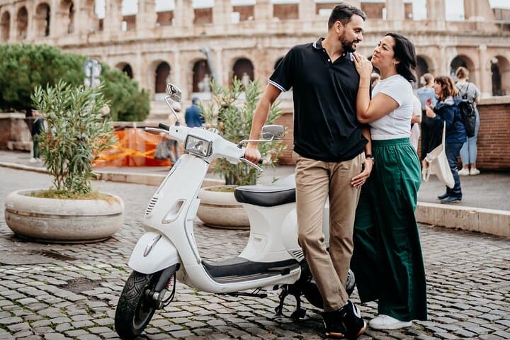 Classic Rome Vespa Tour History Views and Fun