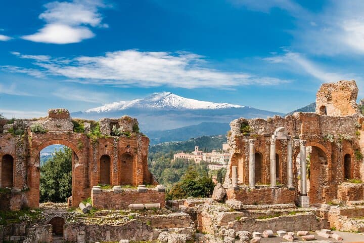Majestic Sicily - Taormina and Castelmola Tour from Messina Port