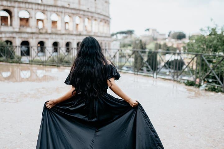 Private Flying Dress Photoshoot in Rome