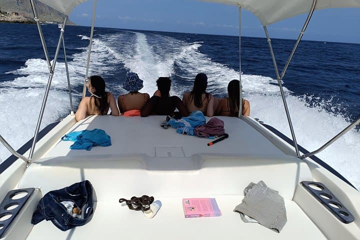 Boat tour to Mondello and Capo Gallo reserve