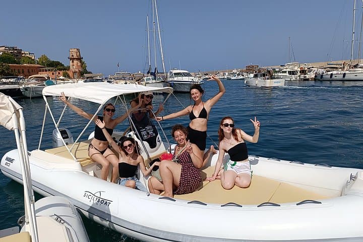 Boat tour to Mondello and Capo Gallo reserve