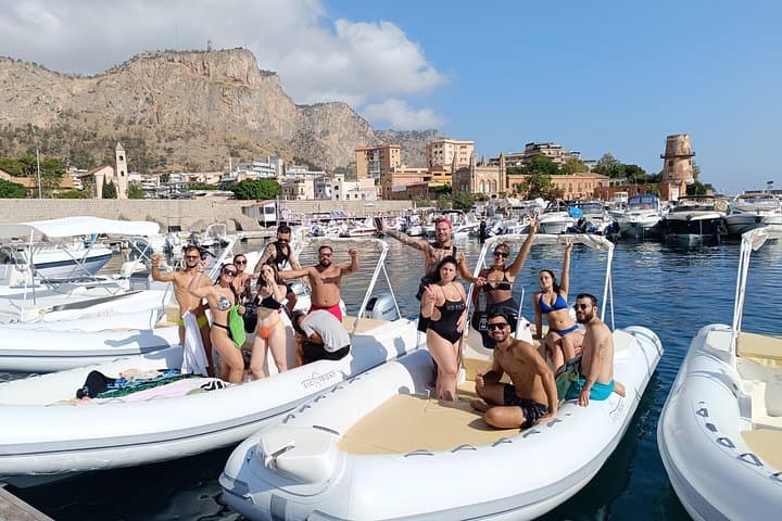 Boat tour to Mondello and Capo Gallo reserve