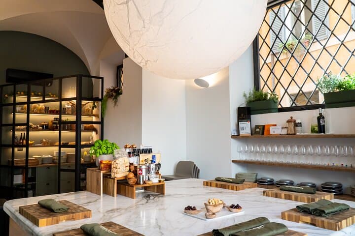 Rome Farmers Market, Pasta & Tiramisu Class with Wine