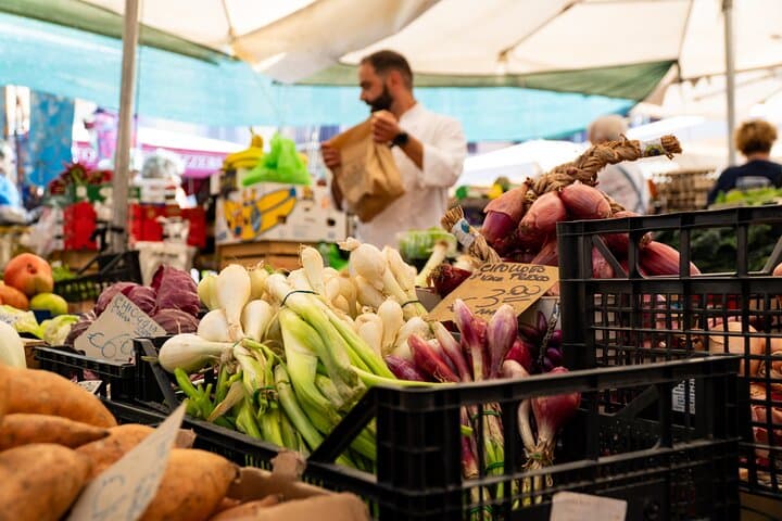 Rome Farmers Market, Pasta & Tiramisu Class with Wine