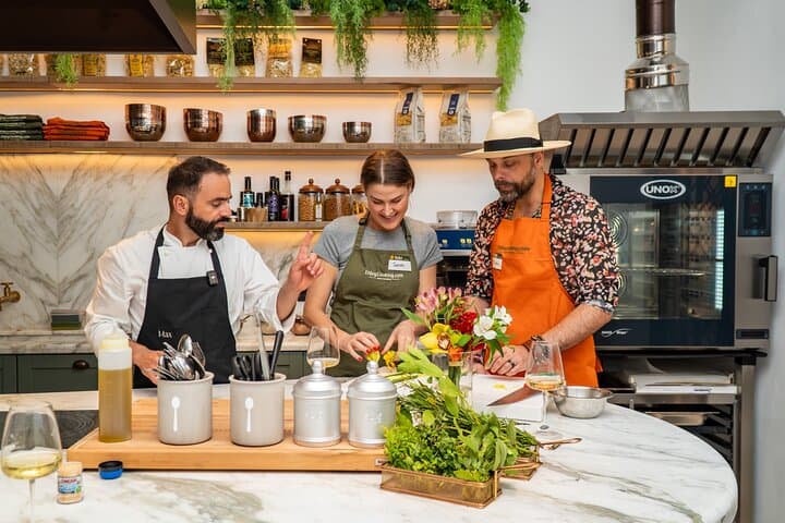 Rome Farmers Market, Pasta & Tiramisu Class with Wine