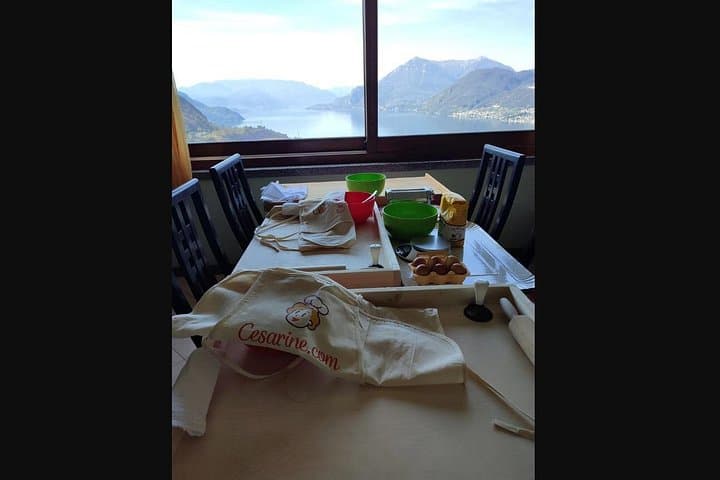 Pasta and Tiramisu Class with a View near Lake Como