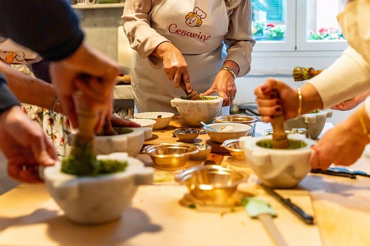 Authentic Pesto Making & Tasting Experience in La Spezia